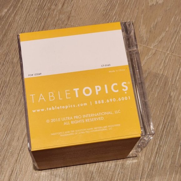 TableTopics Family Dinner -135 Conversation Cards (for all ages) - Picture 6 of 6